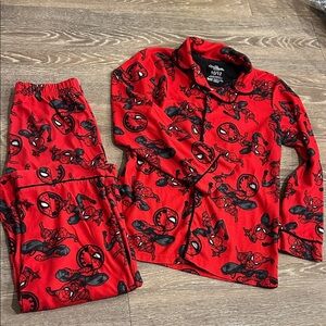 Marvel Spider-Man Kids Pajama Set - Red and Black